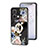 Funda Bumper Silicona Gel Espejo Flores Carcasa S01 para Oppo Reno9 Pro 5G