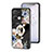 Funda Bumper Silicona Gel Espejo Flores Carcasa S01 para Oppo Reno9 Pro+ Plus 5G