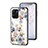 Funda Bumper Silicona Gel Espejo Flores Carcasa S01 para Realme 10 5G