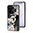 Funda Bumper Silicona Gel Espejo Flores Carcasa S01 para Realme GT Neo6 5G