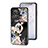 Funda Bumper Silicona Gel Espejo Flores Carcasa S01 para Realme GT2 Master Explorer