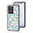 Funda Bumper Silicona Gel Espejo Flores Carcasa S01 para Realme GT2 Master Explorer