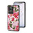 Funda Bumper Silicona Gel Espejo Flores Carcasa S01 para Realme GT2 Master Explorer