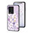 Funda Bumper Silicona Gel Espejo Flores Carcasa S01 para Vivo iQOO 10 5G