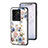 Funda Bumper Silicona Gel Espejo Flores Carcasa S01 para Vivo iQOO 10 Pro 5G