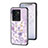 Funda Bumper Silicona Gel Espejo Flores Carcasa S01 para Vivo iQOO 10 Pro 5G