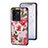 Funda Bumper Silicona Gel Espejo Flores Carcasa S01 para Vivo iQOO 10 Pro 5G