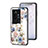 Funda Bumper Silicona Gel Espejo Flores Carcasa S01 para Vivo iQOO 11 5G