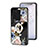 Funda Bumper Silicona Gel Espejo Flores Carcasa S01 para Vivo iQOO Neo7 SE