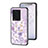 Funda Bumper Silicona Gel Espejo Flores Carcasa S01 para Vivo iQOO Neo7 SE