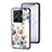 Funda Bumper Silicona Gel Espejo Flores Carcasa S01 para Vivo iQOO Z6 Pro 5G