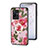 Funda Bumper Silicona Gel Espejo Flores Carcasa S01 para Vivo T2x 5G