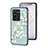 Funda Bumper Silicona Gel Espejo Flores Carcasa S01 para Vivo V25 Pro 5G