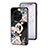 Funda Bumper Silicona Gel Espejo Flores Carcasa S01 para Vivo X90 Pro+ Plus 5G