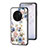 Funda Bumper Silicona Gel Espejo Flores Carcasa S01 para Vivo X90 Pro+ Plus 5G