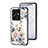 Funda Bumper Silicona Gel Espejo Flores Carcasa S01 para Vivo Y22