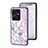 Funda Bumper Silicona Gel Espejo Flores Carcasa S01 para Vivo Y22s