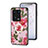 Funda Bumper Silicona Gel Espejo Flores Carcasa S01 para Xiaomi Mi 13 Pro 5G