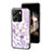 Funda Bumper Silicona Gel Espejo Flores Carcasa S01 para Xiaomi Poco C65