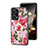 Funda Bumper Silicona Gel Espejo Flores Carcasa S01 para Xiaomi Poco F5 5G