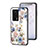 Funda Bumper Silicona Gel Espejo Flores Carcasa S01 para Xiaomi Poco F5 Pro 5G