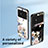Funda Bumper Silicona Gel Espejo Flores Carcasa S01 para Xiaomi Poco M4 5G
