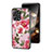 Funda Bumper Silicona Gel Espejo Flores Carcasa S01 para Xiaomi Redmi 12 4G