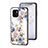 Funda Bumper Silicona Gel Espejo Flores Carcasa S01 para Xiaomi Redmi A1 Plus