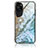 Funda Bumper Silicona Gel Espejo Patron de Moda Carcasa JM3 para Huawei P60 Art