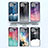 Funda Bumper Silicona Gel Espejo Patron de Moda Carcasa LS1 para Samsung Galaxy A22 4G