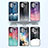 Funda Bumper Silicona Gel Espejo Patron de Moda Carcasa LS1 para Samsung Galaxy A53 5G