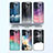 Funda Bumper Silicona Gel Espejo Patron de Moda Carcasa LS1 para Samsung Galaxy Quantum2 5G