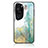 Funda Bumper Silicona Gel Espejo Patron de Moda Carcasa para Huawei P60 Art