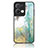 Funda Bumper Silicona Gel Espejo Patron de Moda Carcasa para Oppo Reno8 Pro+ Plus 5G