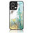 Funda Bumper Silicona Gel Espejo Patron de Moda Carcasa para Oppo Reno9 Pro 5G