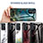 Funda Bumper Silicona Gel Espejo Patron de Moda Carcasa para Samsung Galaxy A15 4G