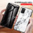 Funda Bumper Silicona Gel Espejo Patron de Moda Carcasa para Samsung Galaxy F02S SM-E025F