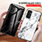 Funda Bumper Silicona Gel Espejo Patron de Moda Carcasa para Samsung Galaxy F13 4G