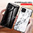 Funda Bumper Silicona Gel Espejo Patron de Moda Carcasa para Samsung Galaxy M32 4G