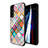 Funda Bumper Silicona Gel Espejo Patron de Moda Carcasa para Samsung Galaxy S22 Plus 5G