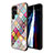 Funda Bumper Silicona Gel Espejo Patron de Moda Carcasa para Samsung Galaxy S23 Ultra 5G