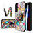 Funda Bumper Silicona Gel Espejo Patron de Moda Carcasa S01 para Samsung Galaxy S22 5G