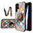 Funda Bumper Silicona Gel Espejo Patron de Moda Carcasa S01 para Samsung Galaxy S23 Ultra 5G