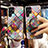 Funda Bumper Silicona Gel Espejo Patron de Moda Carcasa S01 para Samsung Galaxy S23 Ultra 5G