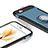 Funda Bumper Silicona Mate con Anillo de dedo Soporte para Apple iPhone 6S Azul