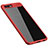 Funda Bumper Silicona Transparente Espejo para Huawei Honor V10 Rojo