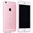 Funda Bumper Silicona Transparente Mate para Apple iPhone 6S Plus Rosa