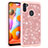 Funda Bumper Silicona y Plastico Carcasa Frontal y Trasera 360 Grados Bling-Bling JX1 para Samsung Galaxy A11