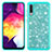 Funda Bumper Silicona y Plastico Carcasa Frontal y Trasera 360 Grados Bling-Bling JX1 para Samsung Galaxy A50