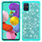 Funda Bumper Silicona y Plastico Carcasa Frontal y Trasera 360 Grados Bling-Bling JX1 para Samsung Galaxy A51 5G